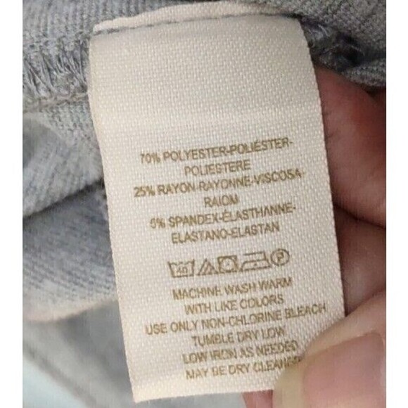 Free People Sz 28 High Rise Bike Babe Pants Light Gray Skinny Quilted - Picture 2 of 7